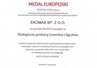 Dyplom Medal Europejski